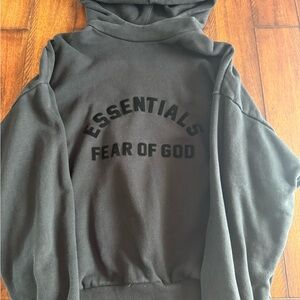 Fear of God Essentials Charcoal Hoodie